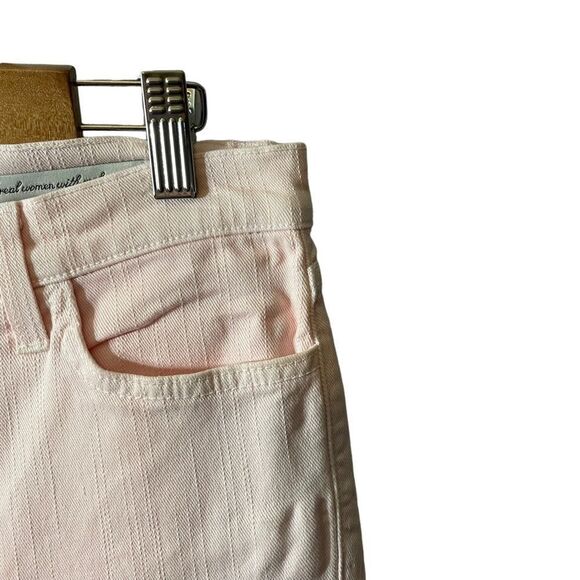 NYDJ Pink High Rise Flared Jeans Size 4 - Picture 2 of 7